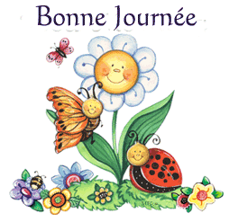 Gif animé bonjour marguerite